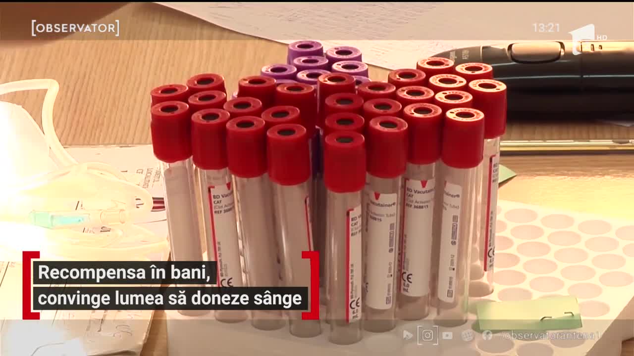 Recompensa &icirc;n bani convinge lumea să doneze s&acirc;nge