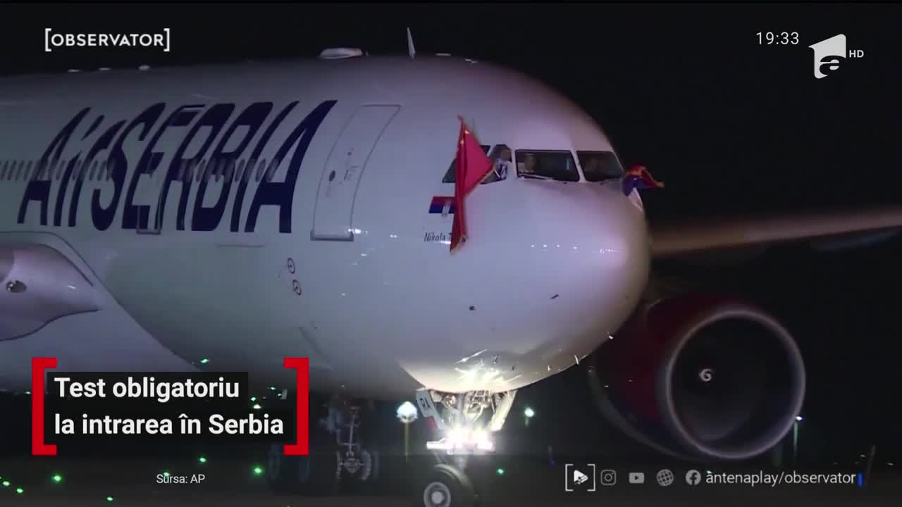 Test obligatoriu la intrarea &icirc;n Serbia