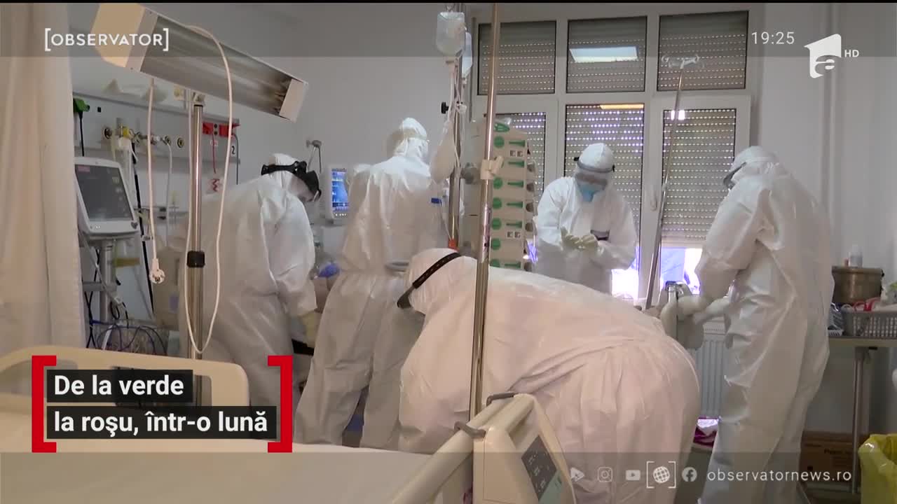 Explozie de cazuri noi &icirc;n Timiş. Judeţul a rămas fără locuri la Terapie Intensivă