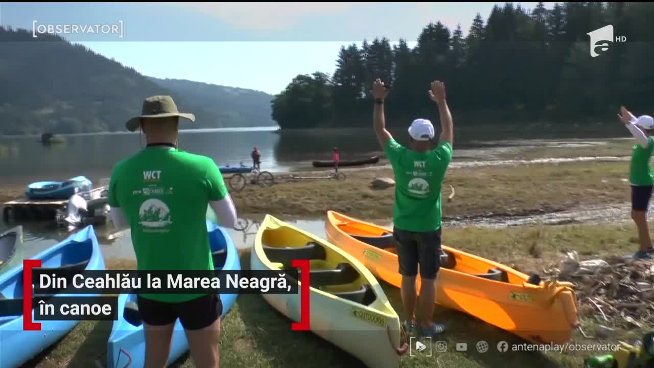 Din Ceahlău la Marea Neagră, &icirc;n canoe
