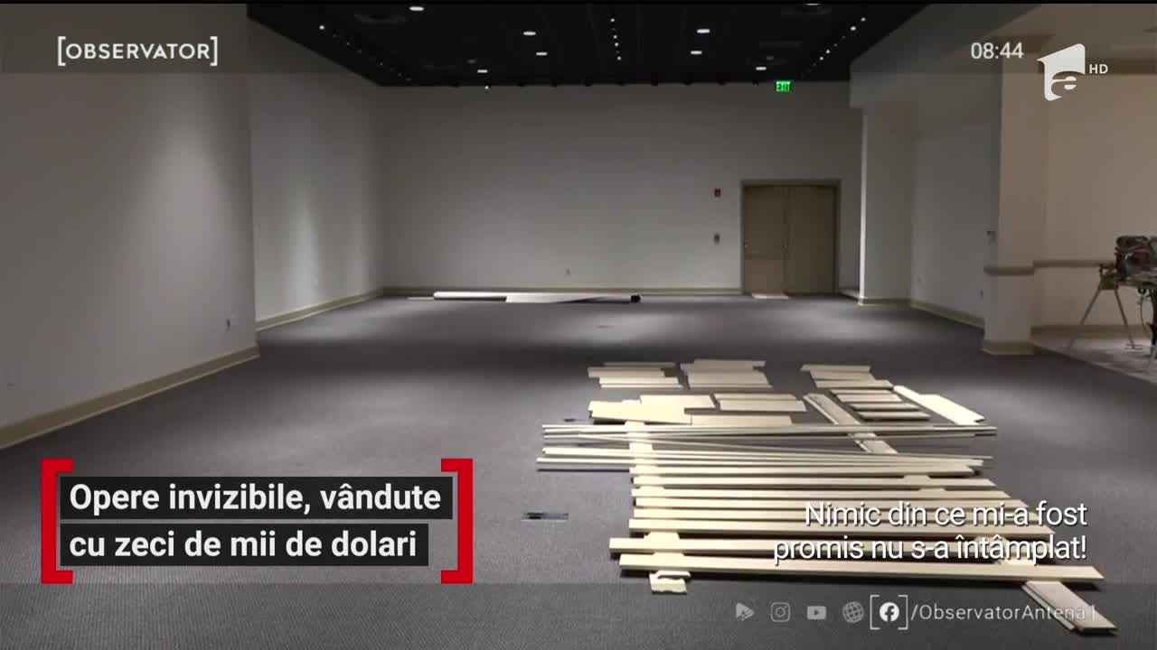 Opere invizibile, v&acirc;ndute cu zeci de mii de dolari