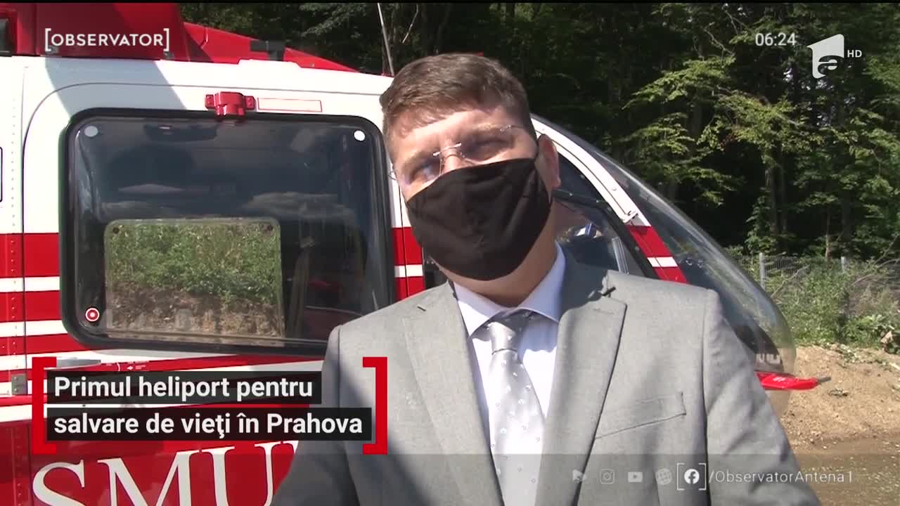 &Icirc;n plincă criză provocată de pandemia de coronavirus, Rom&acirc;nia se poate m&acirc;ndri cu &icirc;ncă un heliport, at&acirc;t de vital ţării noastre