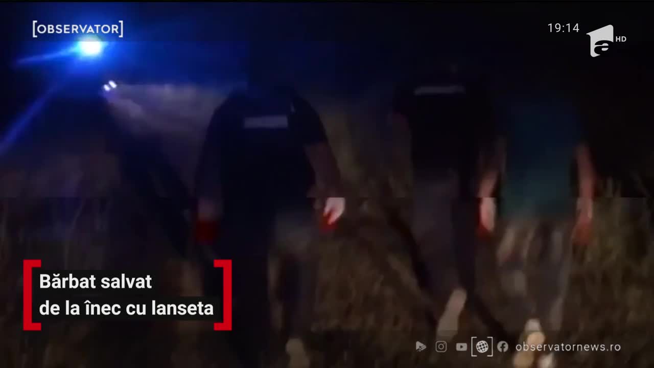 Un bărbat cu dizabilităţi a fost salvat de la &icirc;nec cu lanseta
