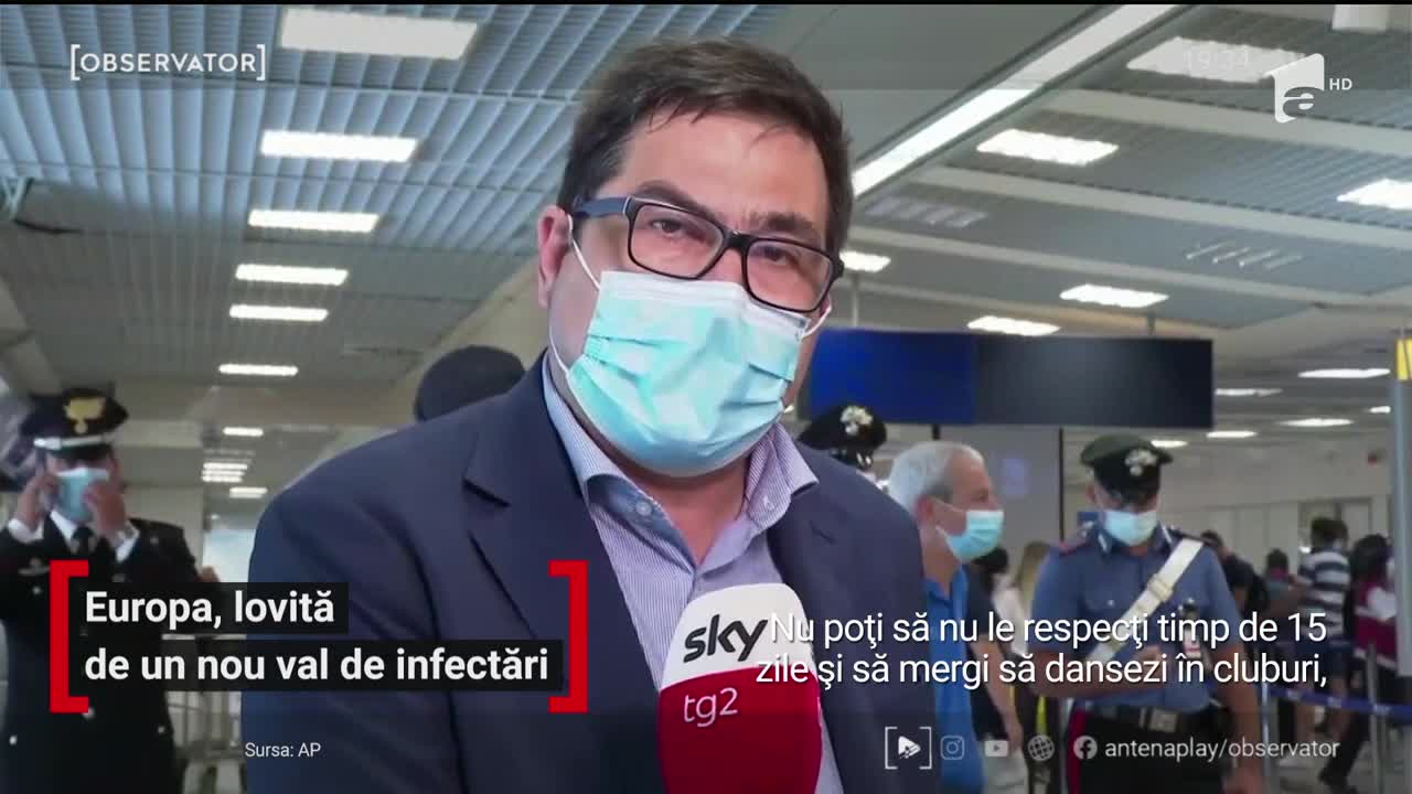 Europa, lovită de un nou val de infectări cu COVID-19