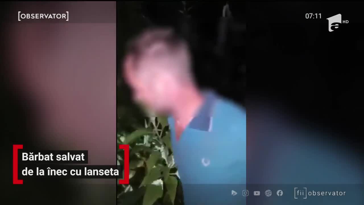 Bărbat cu handicap, confundat cu un pește uriaș, salvat de la &icirc;nec de doi pescari