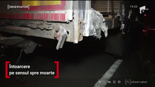 Teama de o amendă l-a &icirc;mpins pe un șofer de TIR la un gest care a dus la moartea unei mame și copilul ei