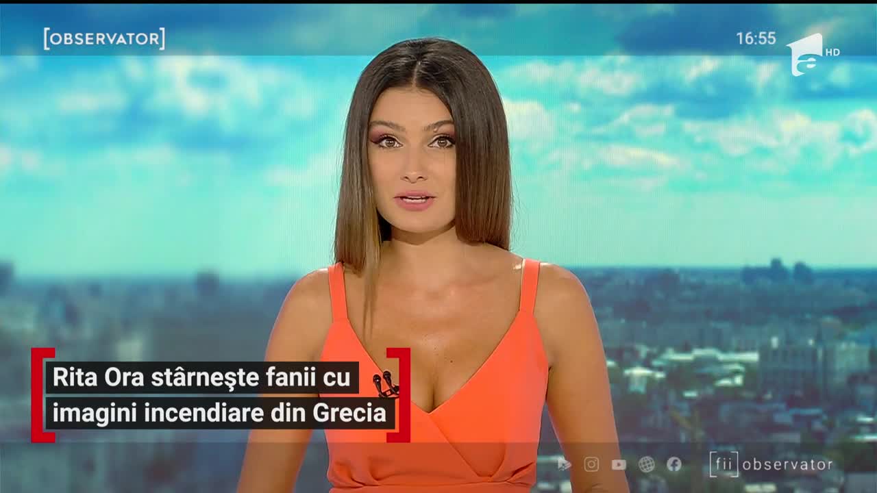 C&acirc;ntăreaţa Rita Ora ridică pulsul admiratorilor cu imagini incendiare din Grecia