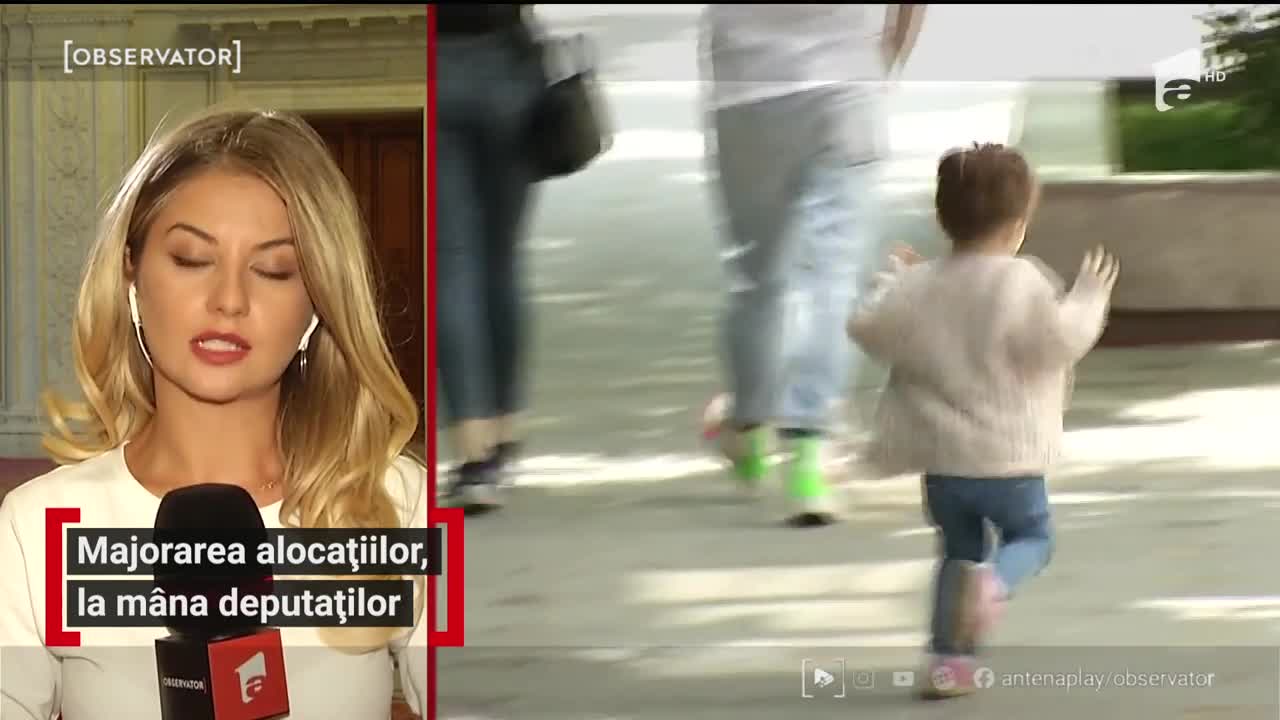 Majorarea alocațiilor, la m&acirc;na deputaților