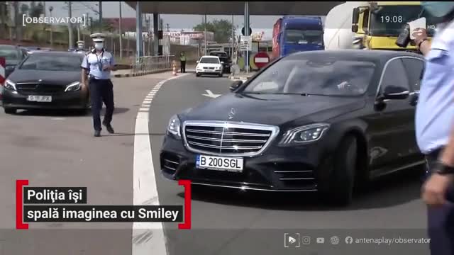 Smiley, prins de radar pe Autostrada Soarelui și testat cu drugtestul