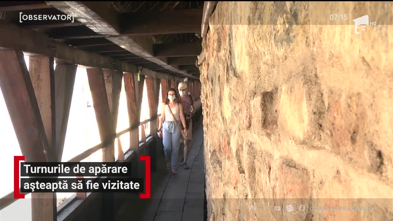 Turnurile de apărare din Sibiu, restaurate