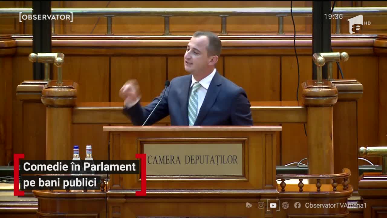 Comedie &icirc;n Parlament pe bani publici