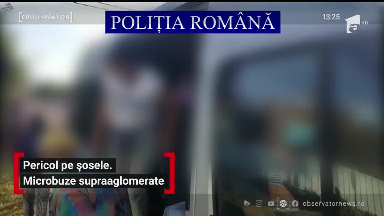 Microbuze supraaglomerate pe şoselele din Galaţi
