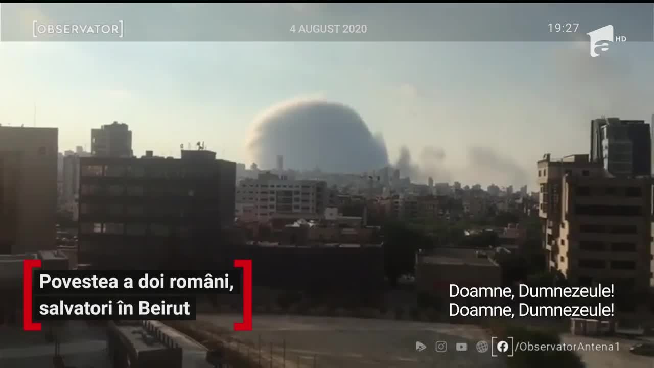 Povestea a doi rom&acirc;ni, salvatori &icirc;n Beirut