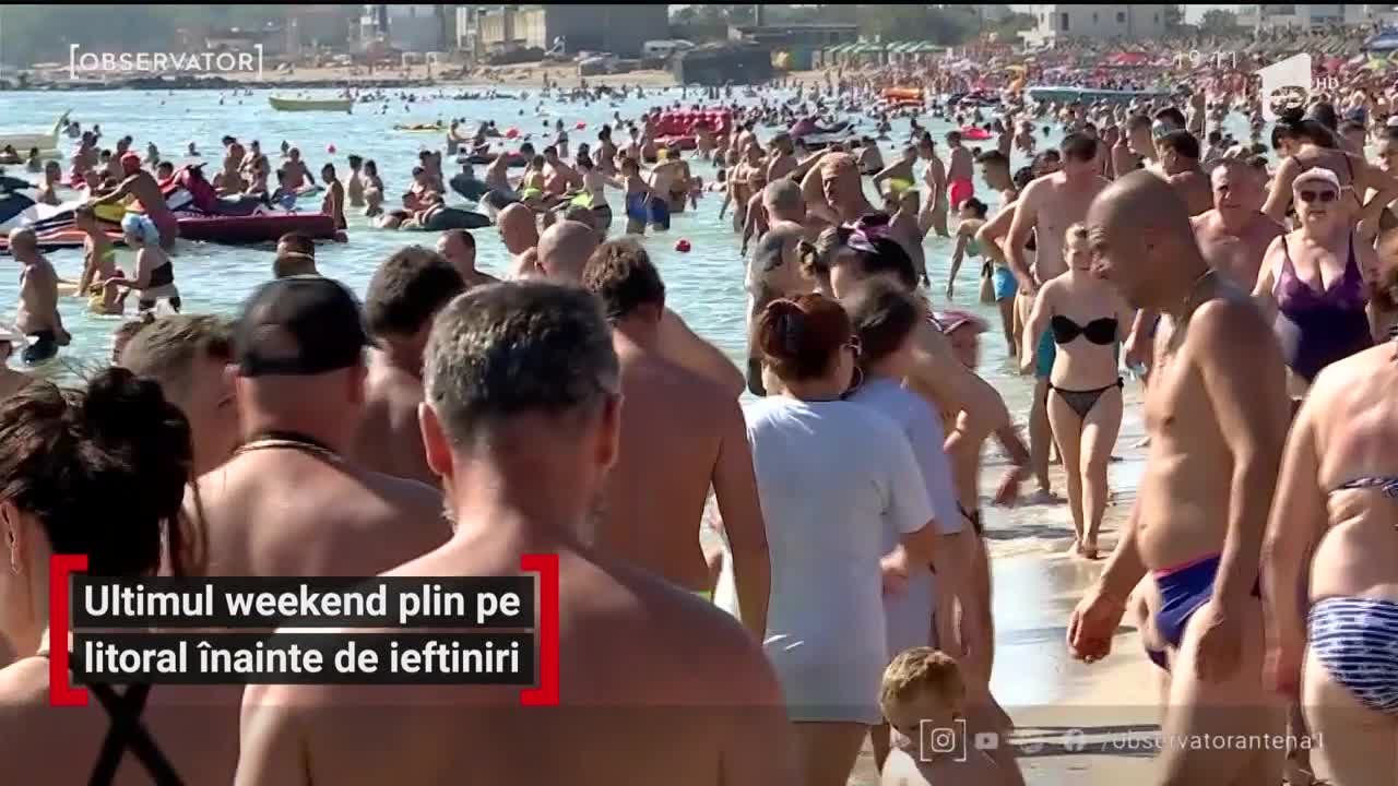 Ultimul weekend plin pe litoral &icirc;nainte de ieftiniri