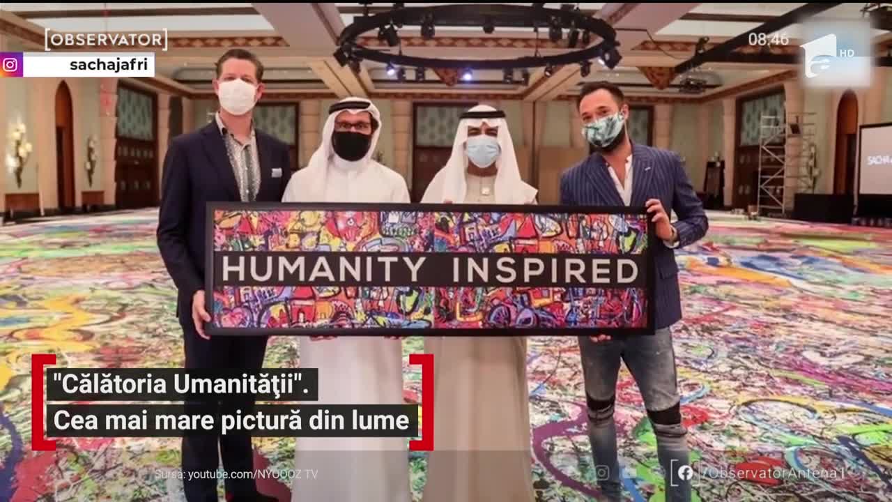 Un artist britanic a &icirc;nceput munca la cea mai mare pictură din istorie