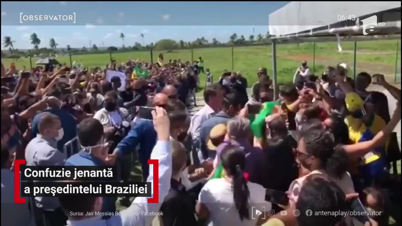 Preşedintele Braziliei a ridicat pe umeri un bărbat cu nanism, crez&acirc;nd că era un copil