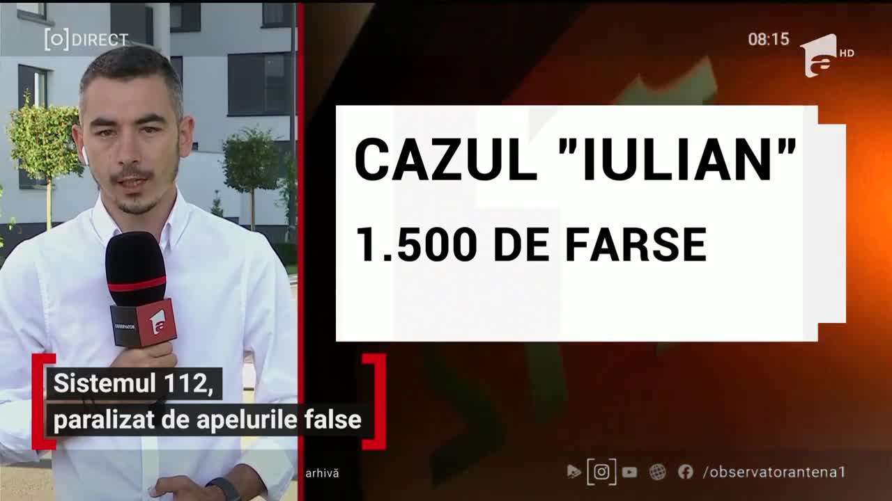 Sistemul 112, paralizat de apeluri false! Un barbat a sunat 10.000 de ori!