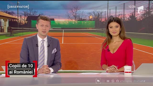 Copiii de zece ai Rom&acirc;niei. Maria Sara Popa are 15 ani, dar joacă tenis la senioare!