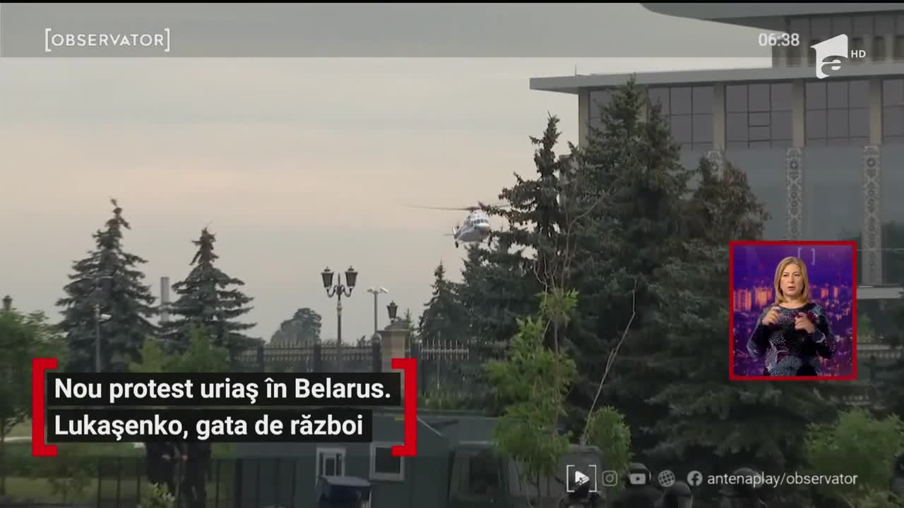 Nou protest uriaș &icirc;n Belarus. Alexandr Lukaşenko, gata de război