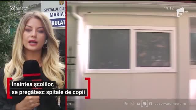 &Icirc;nainte de &icirc;nceperea şcolii, se fac pregătiri &icirc;n spitale