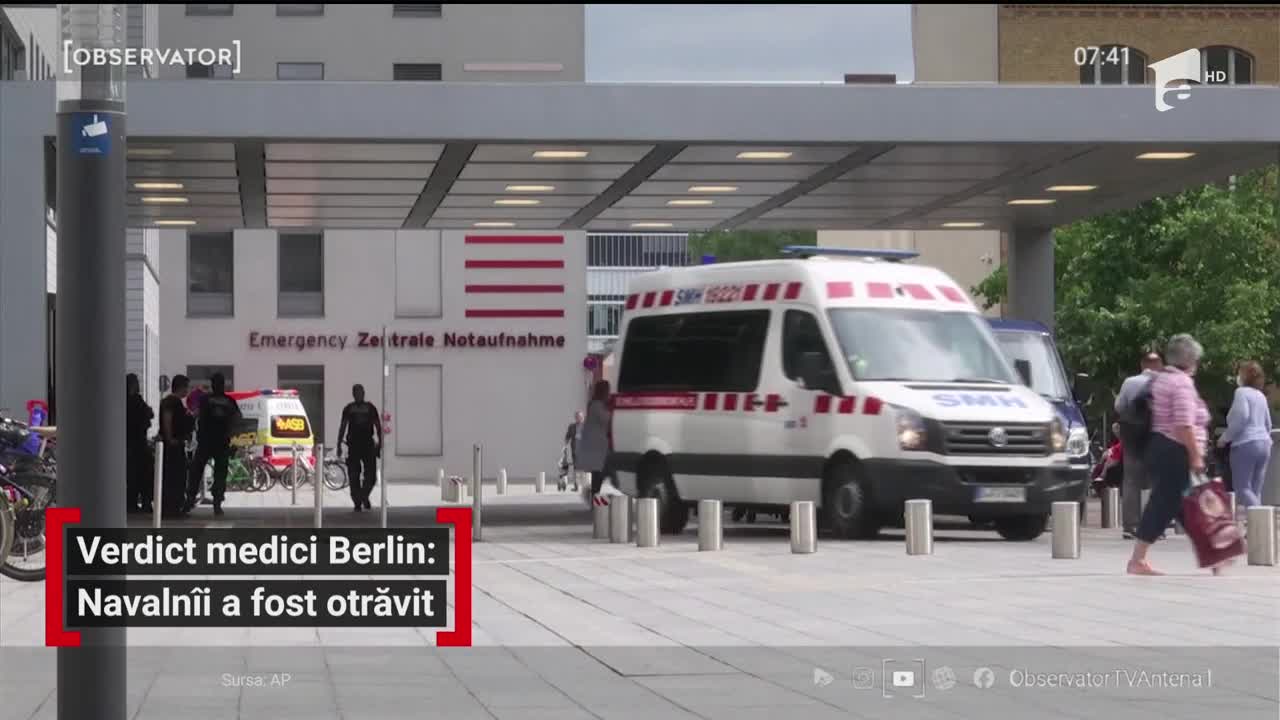Aleksei Navaln&icirc;i, cel mai mare opozant al lui Putin, a fost otrăvit. Verdictul medicilor din Berlin
