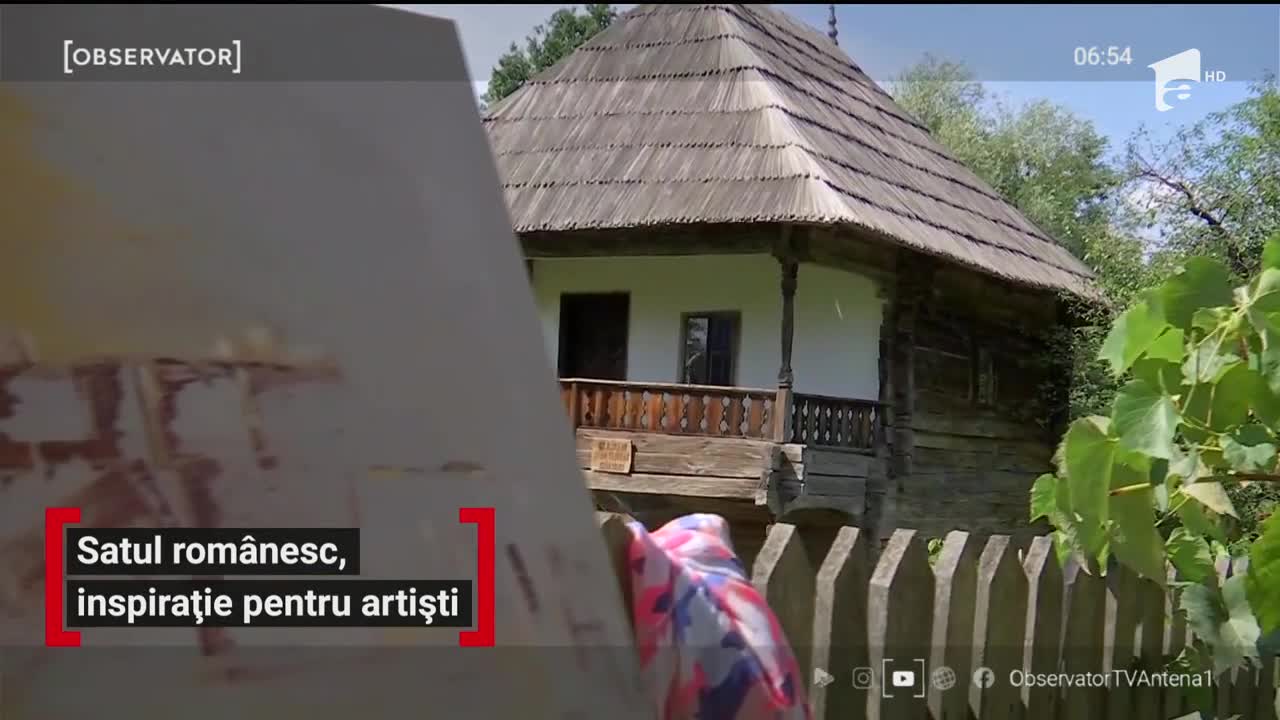 Satul rom&acirc;nesc, inspirație pentru artiști