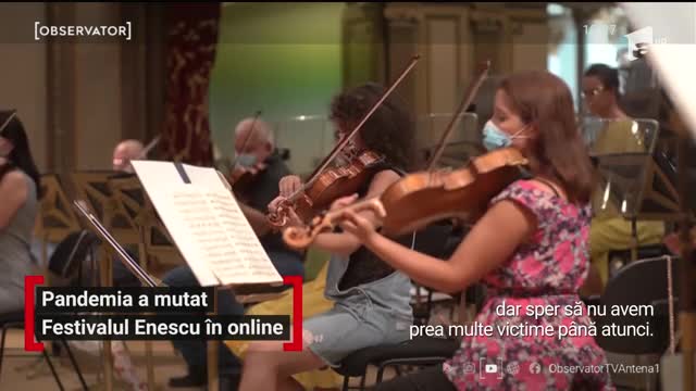 Pandemia a mutat Festivalul Enescu &icirc;n online