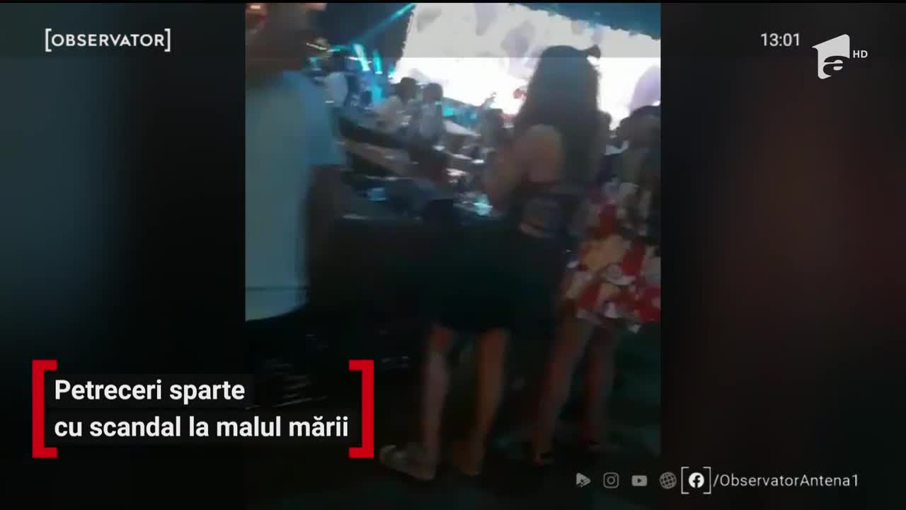 Scandaluri şi amenzi &icirc;n serie pe litoral. Poliţiştii şi jandarmii au luat la r&acirc;nd cluburile exclusiviste