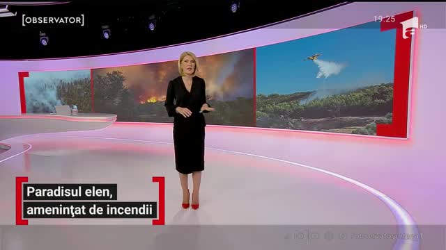 Paradisul elen, amenințat de incendii