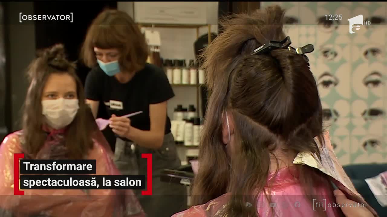 Transformare spectaculoasă, la salon
