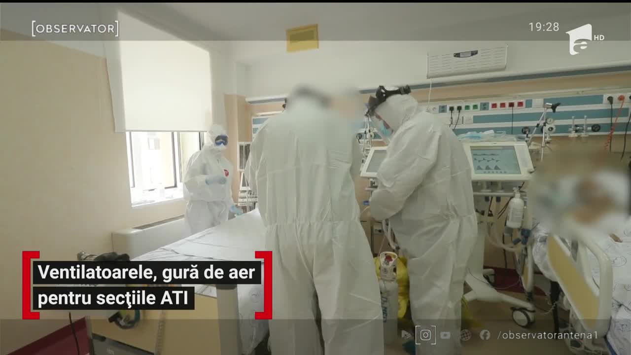 Ventilatoarele, gură de aer pentru secțiile ATI