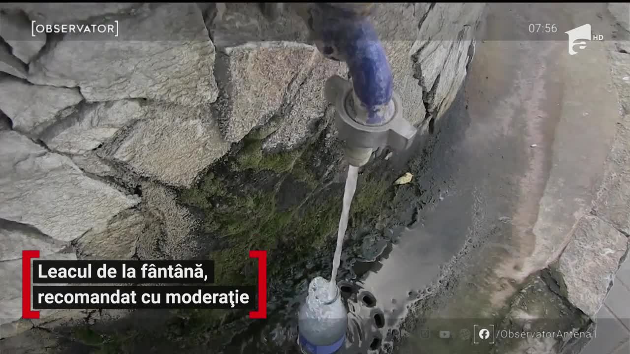 Leacul de la f&acirc;nt&acirc;nă, recomandat cu moderație