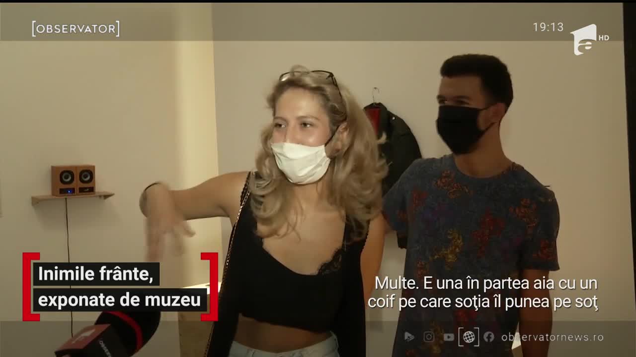 Inimile fr&acirc;nte, exponate de muzeu