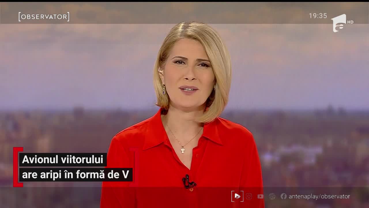 Avionul viitorului are aripi &icirc;n formă de V