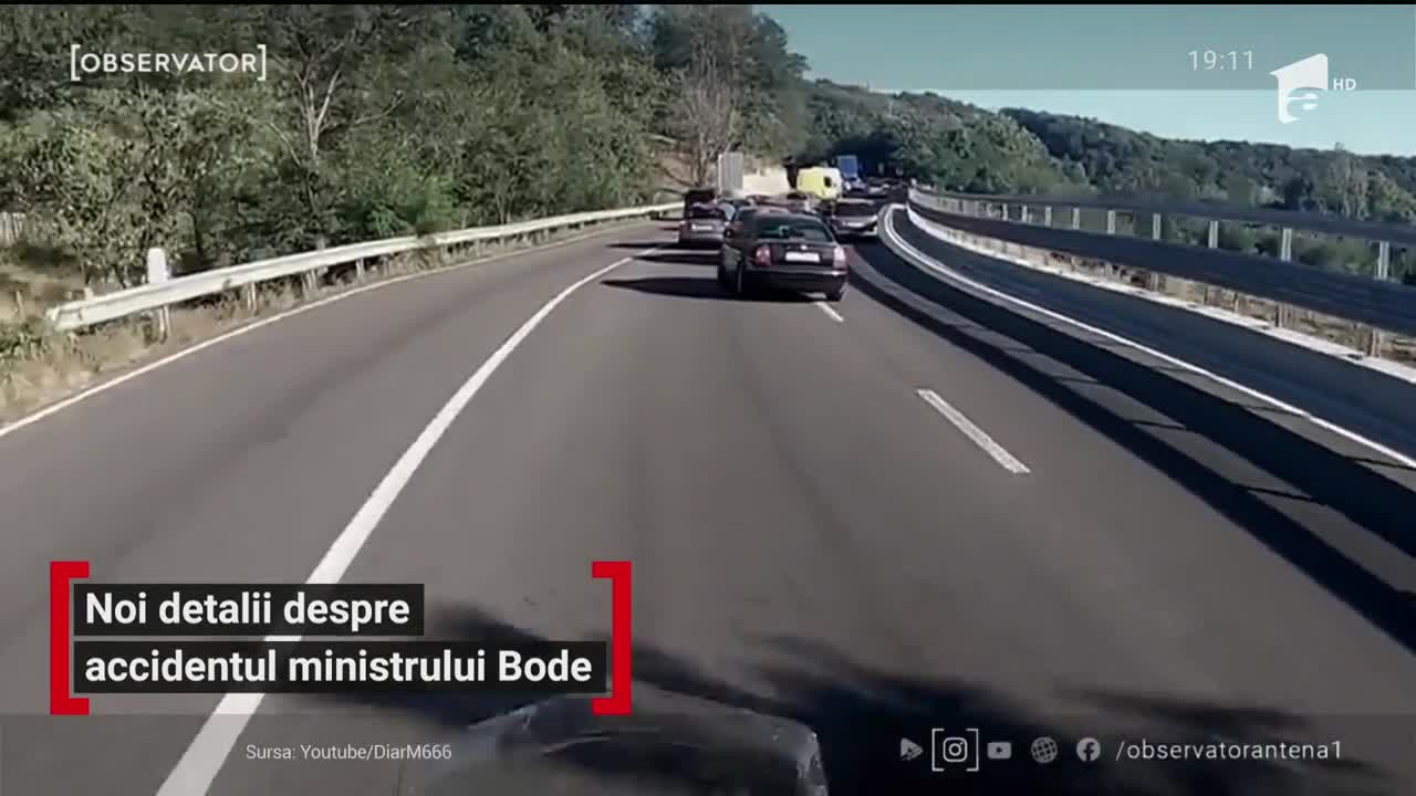 Noi detalii despre accidentul ministrului Lucian Bode
