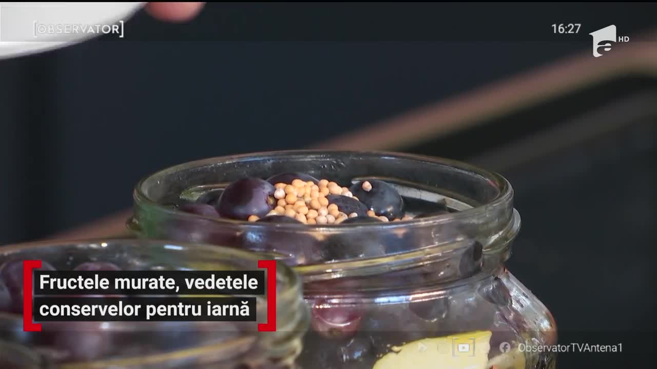Fructele murate, vedetele conservelor pentru iarnă