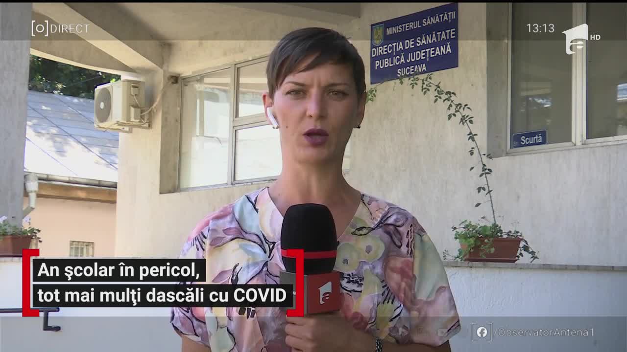 An școlar &icirc;n pericol, tot mai mulți dascăli cu COVID-19