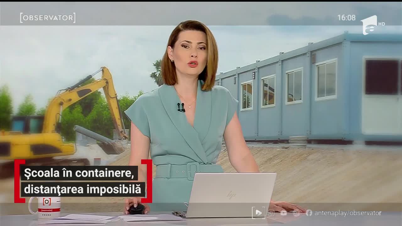 Școala &icirc;n containere, distanțare imposibilă