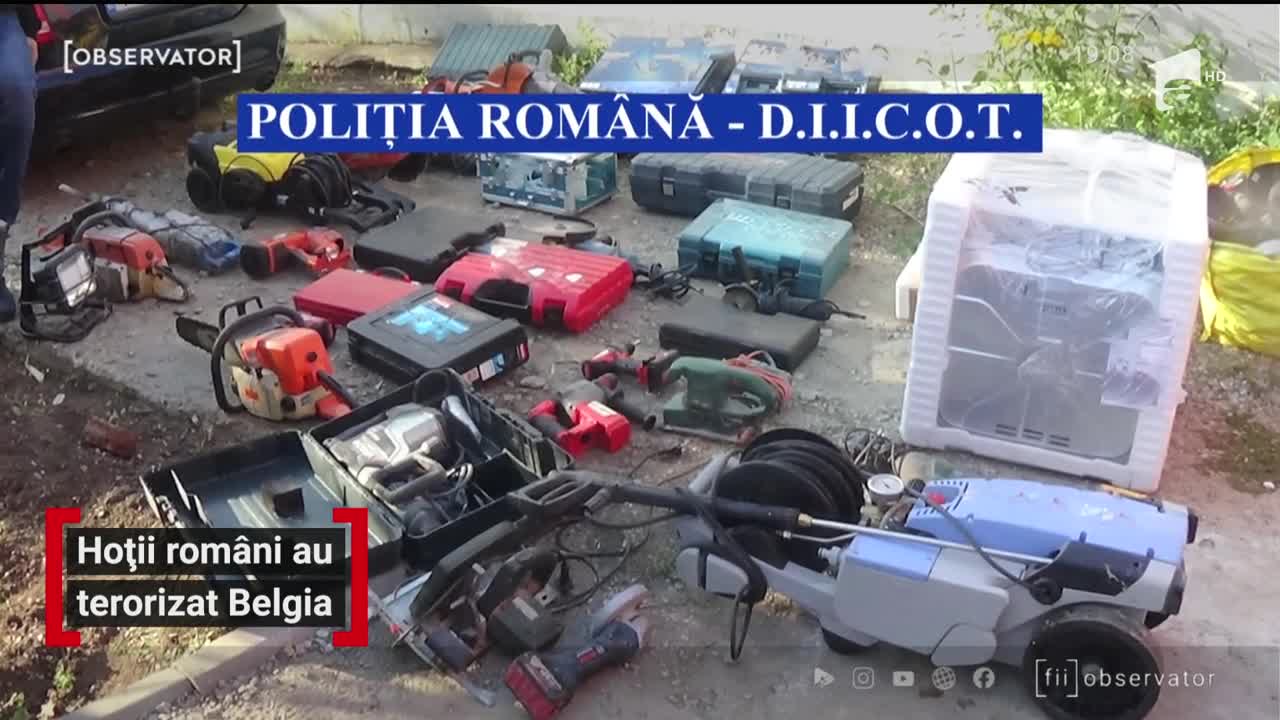 Hoții rom&acirc;ni au terorizat Belgia