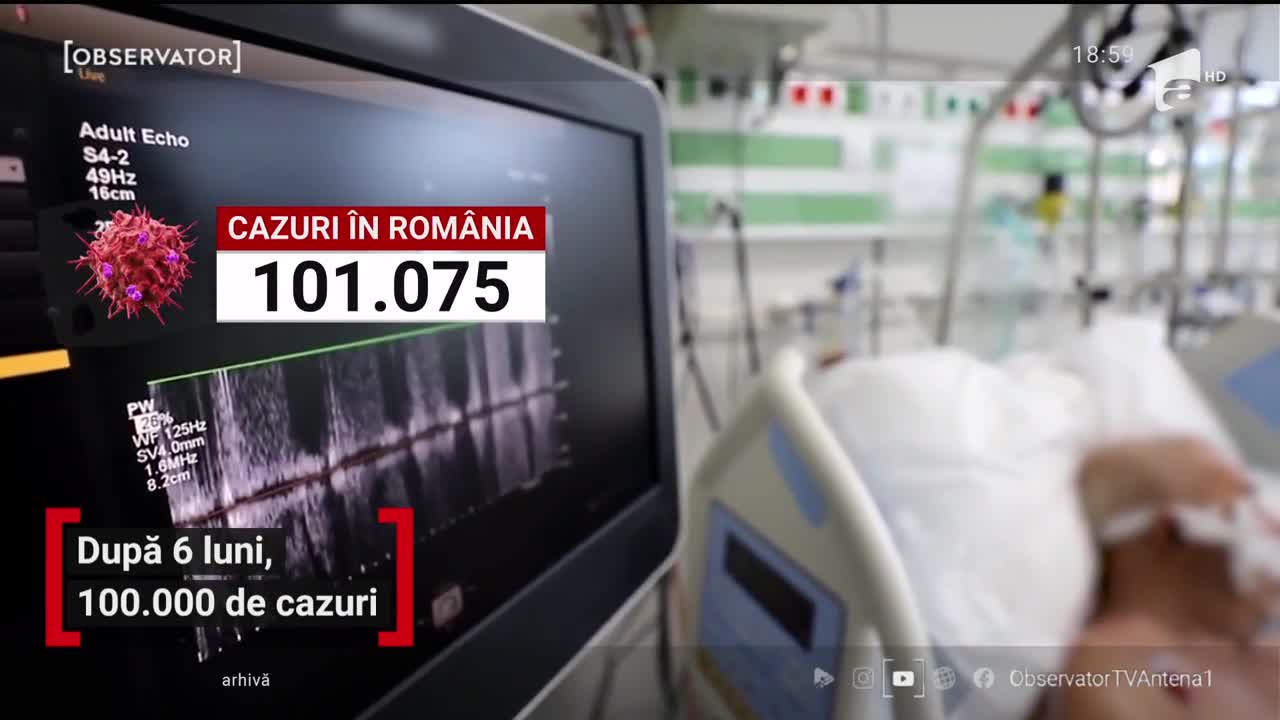 Rom&acirc;nia a trecut de 100 de mii de infectări cu noul coronavirus