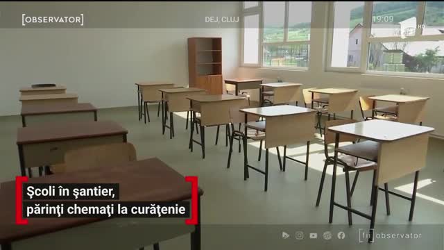 Școli &icirc;n șantier, părinți chemați al curățenie