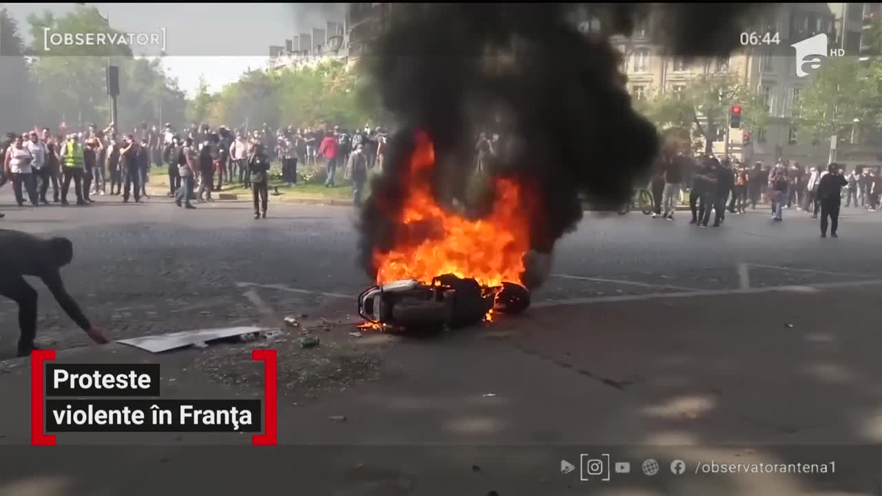 Noi proteste violente ale mişcării "Vestele Galbene" &icirc;n Paris
