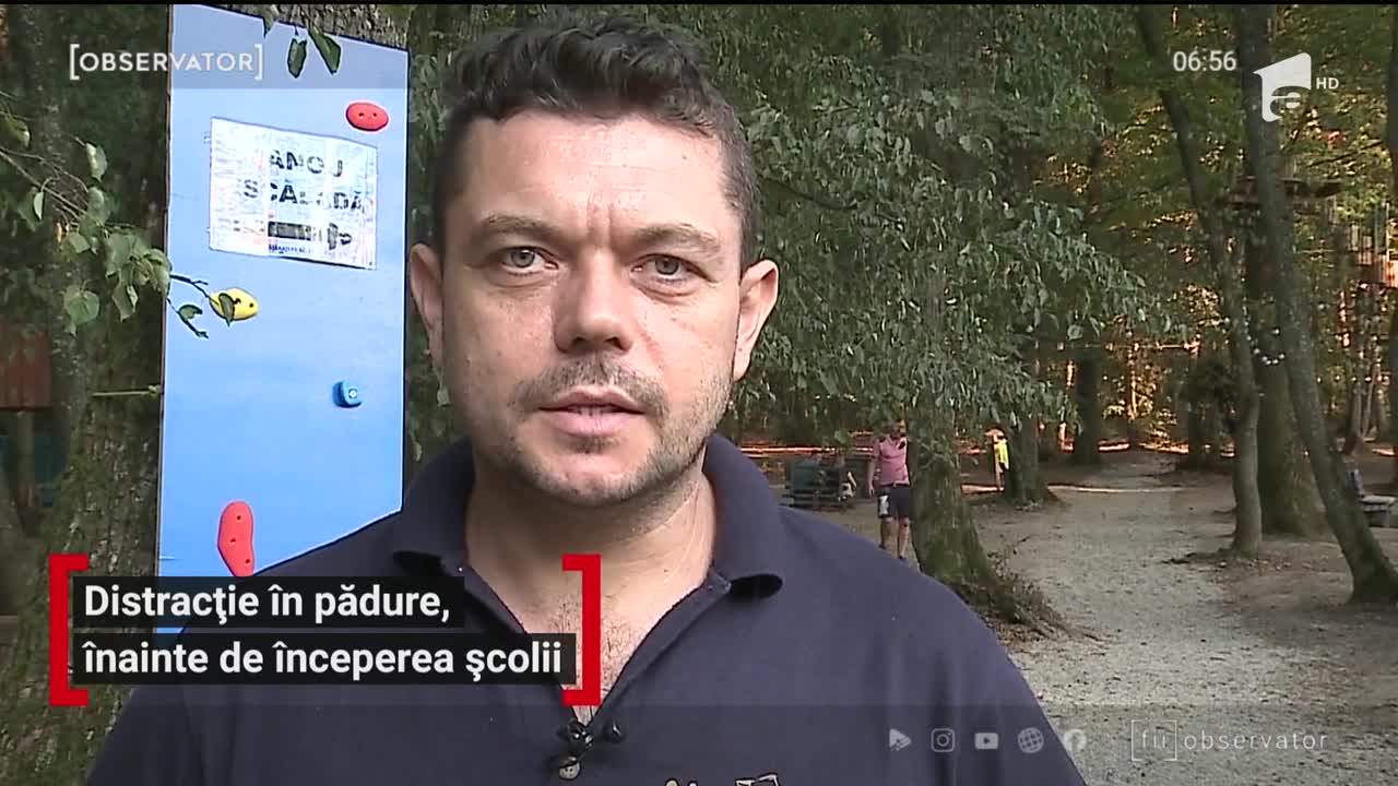 Distracție &icirc;n pădure, &icirc;nainte de &icirc;nceperea școlii