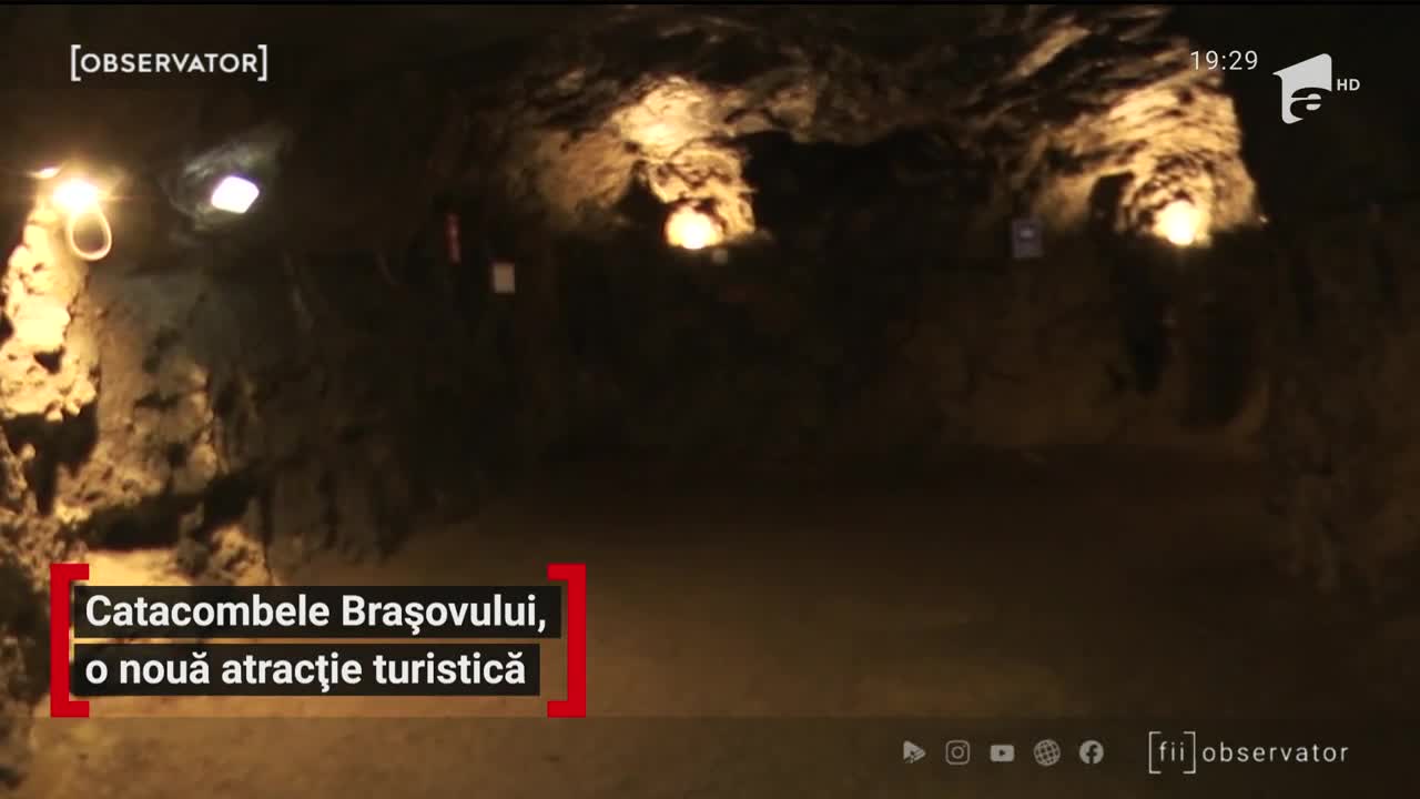 Catacombele Brașovului, o nouă atracție turistică
