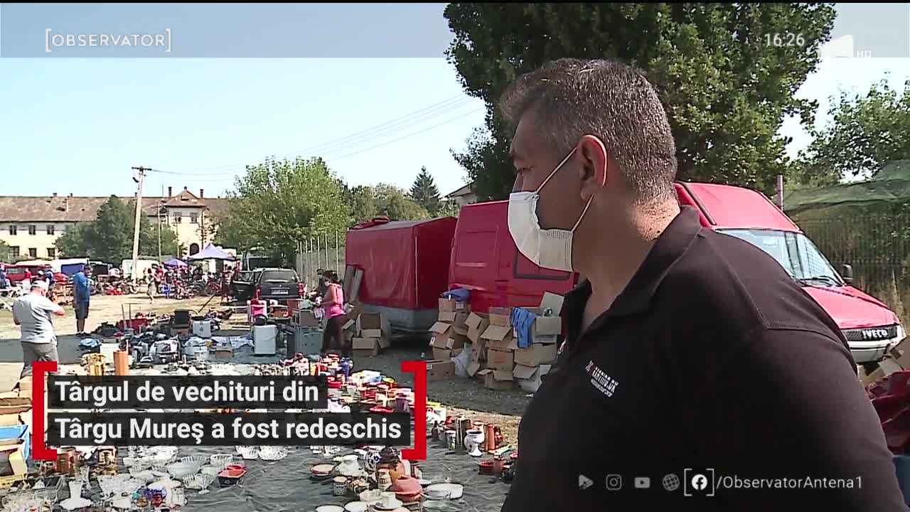 T&acirc;rgul de vechituri din T&acirc;rgul Mureș a fost redeschis