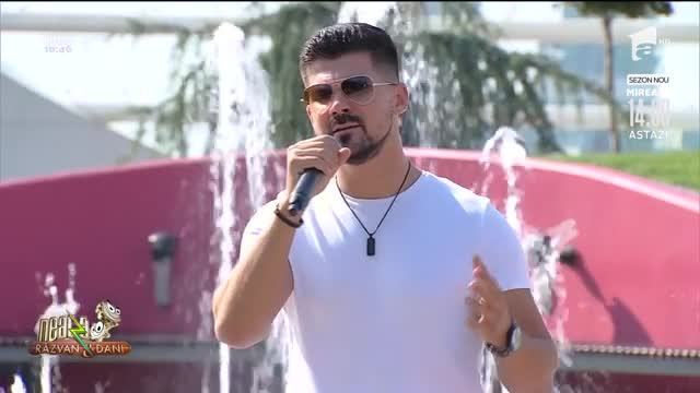 Lucian Colareza c&acirc;ntă melodia Y ahora que, la Neatza cu Răzvan și Dani
