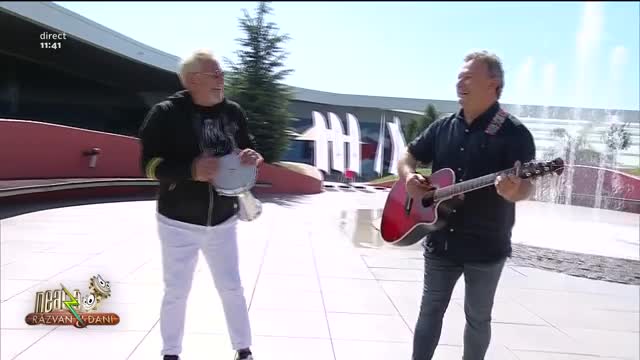 Stelu Enache și Ovidiu Lipan Țăndărică c&acirc;ntă melodia Aurică, la Neatza cu Răzvan și Dani