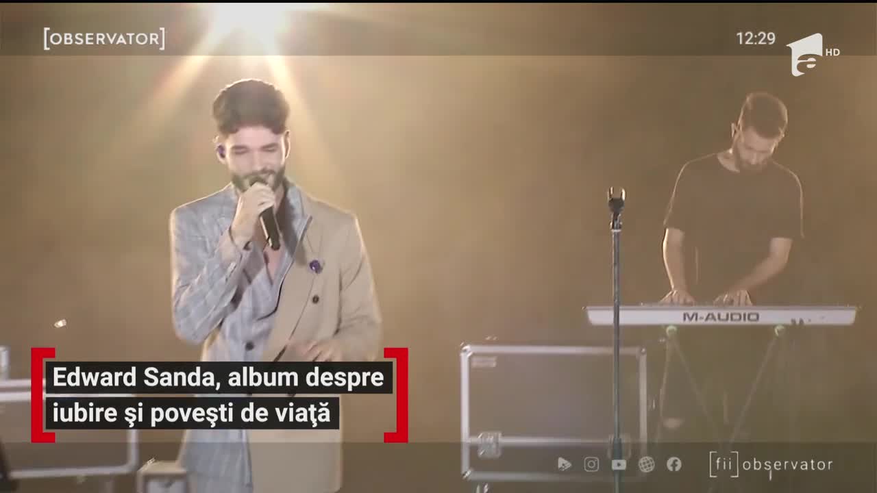 Edward Sanda și-a lansat primul album din carieră,  un album despre iubire și povești de viață