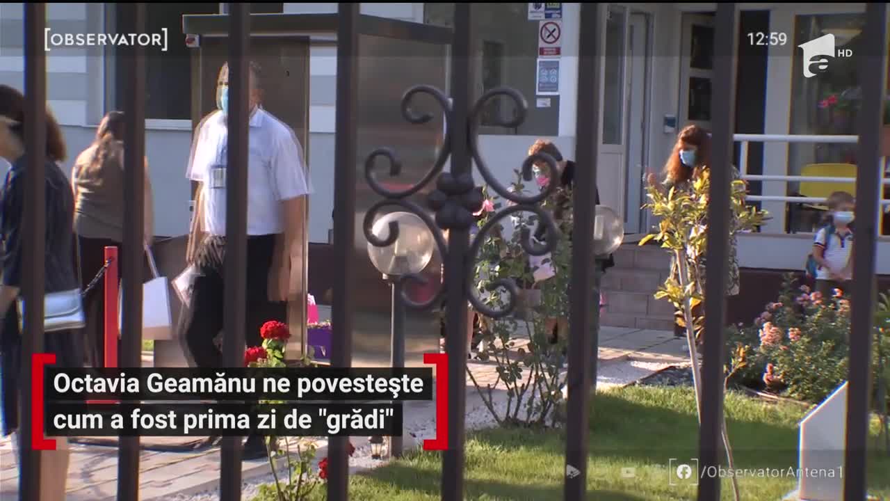 Octavia Geamănu, despre prima zi de &bdquo;grădi&rdquo; a fiului ei