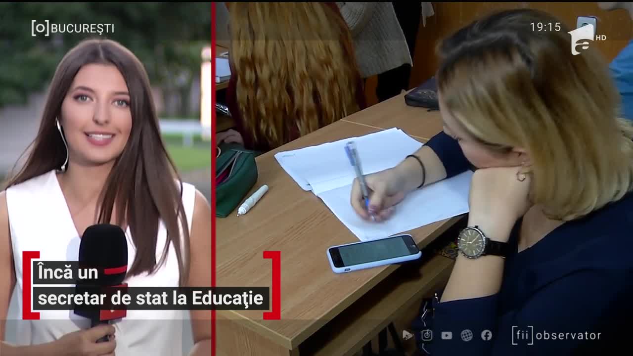Școala a &icirc;nceput cu șefii de la Minister &icirc;n concediu